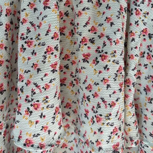 Pie in the Sky Ruffle Floral Tiered Dress Large - Picture 3 of 4